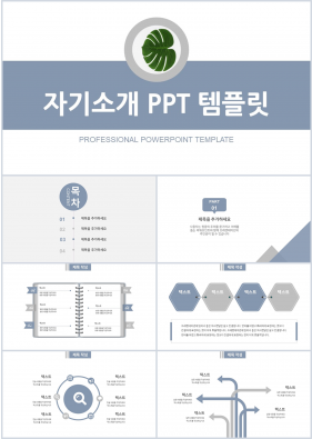 이력서 자색 알뜰한 매력적인 PPT서식 제작