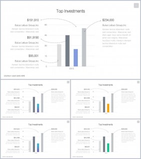 PPT자동차트 세로막대형  매력적인 POWERPOINT탬플릿 제작