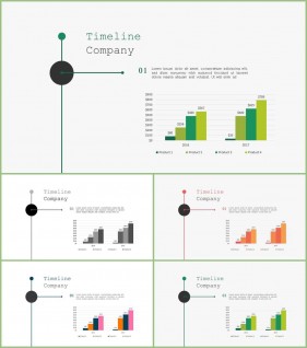 PPT자동차트 세로막대기형  발표용 POWERPOINT샘플 다운