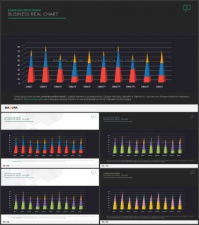 PPT자동차트 세로막대형  다양한 주제에 어울리는 POWERPOINT템플릿 제작