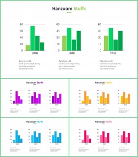 PPT자동차트 세로막대기형  프레젠테이션 POWERPOINT템플릿 다운로드