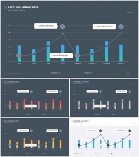 PPT자동차트 세로막대형  맞춤형 POWERPOINT샘플 다운로드