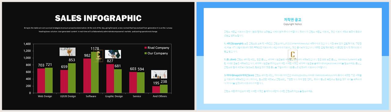 PPT자동차트 세로막대형  고퀄리티 파워포인트테마 만들기 상세보기