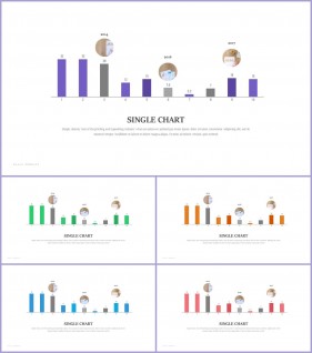 PPT자동차트 세로막대기형  시선을 사로잡는 POWERPOINT테마 다운로드