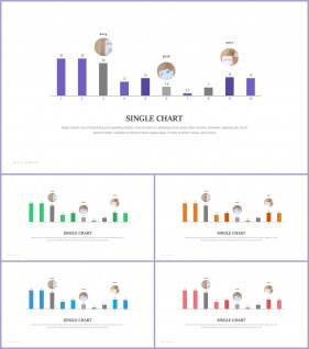 PPT자동차트 세로막대기형  시선을 사로잡는 POWERPOINT테마 다운로드