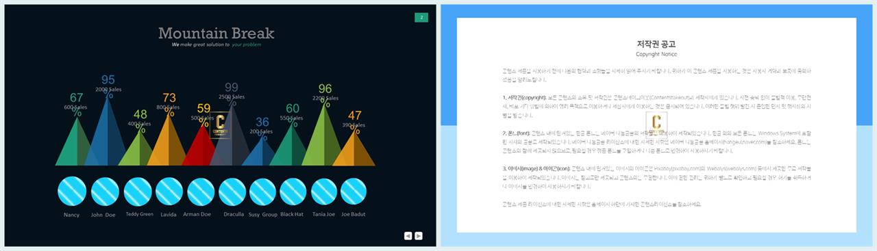 PPT자동차트 세로막대형  시선을 사로잡는 파워포인트샘플 다운로드 상세보기