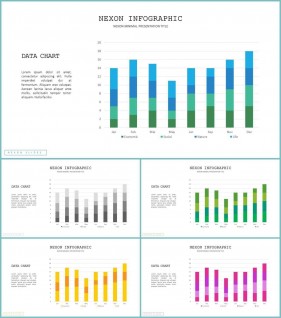 PPT자동차트 세로막대형  마음을 사로잡는 POWERPOINT템플릿 제작