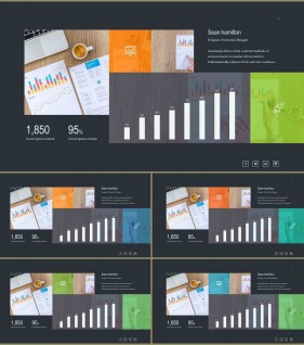 PPT자동차트 세로막대기형  시선을 사로잡는 POWERPOINT템플릿 만들기