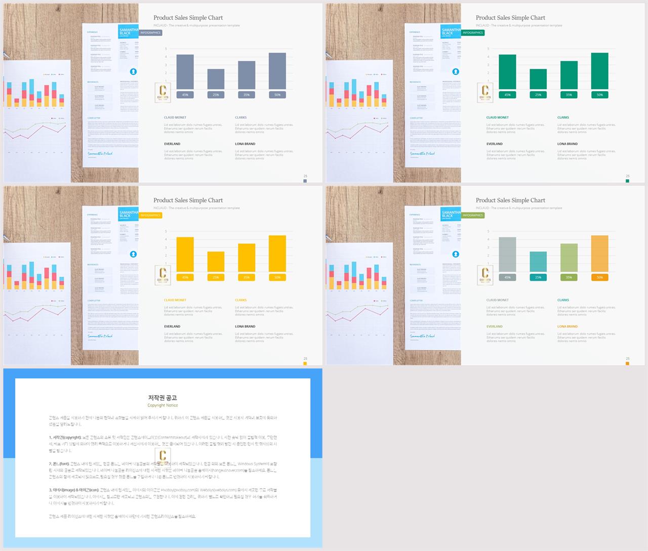 PPT자동차트 세로막대형  시선을 사로잡는 POWERPOINT템플릿 다운로드 상세보기