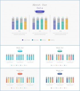 PPT자동차트 세로막대형  마음을 사로잡는 피피티템플릿 제작