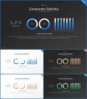 PPT자동차트 세로막대기형  맞춤형 POWERPOINT서식 사이트