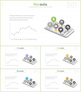 PPT자동차트 꺽은선형  멋진 PPT탬플릿 제작