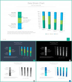 PPT자동차트 깔때기형  발표용 POWERPOINT템플릿 사이트