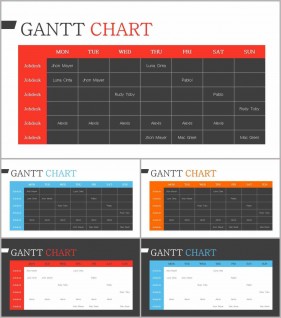 PPT자동차트 도표형  발표용 POWERPOINT서식 디자인