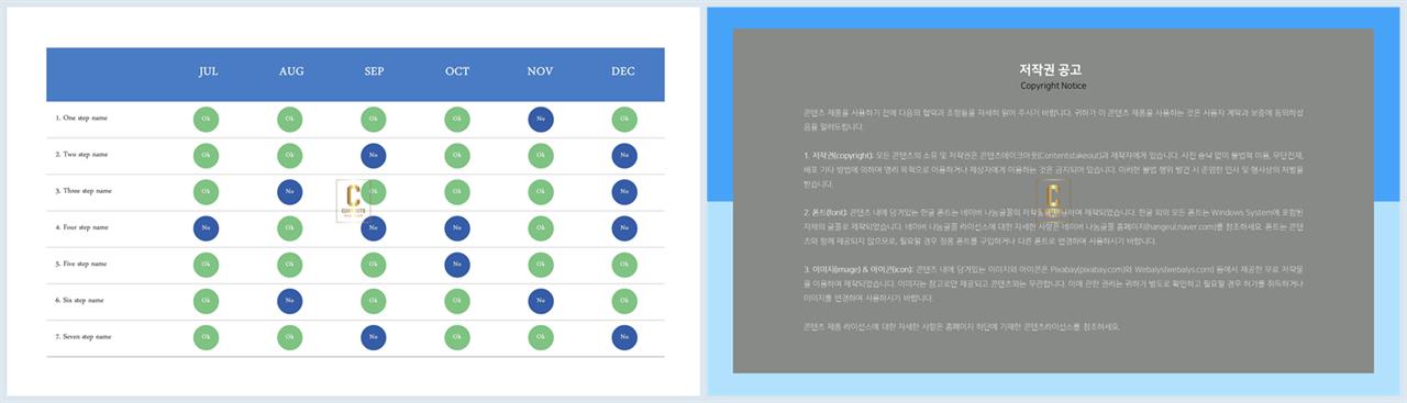 PPT자동차트 도표형  발표용 피피티템플릿 디자인 상세보기