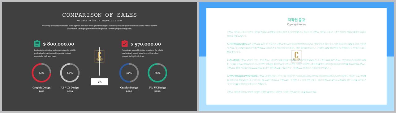 PPT자동차트 환상형  프레젠테이션 파워포인트배경 제작 상세보기