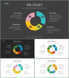 PPT자동차트 환상형  프레젠테이션 POWERPOINT탬플릿 제작