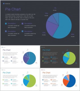 PPT자동차트 원형  매력적인 POWERPOINT테마 제작