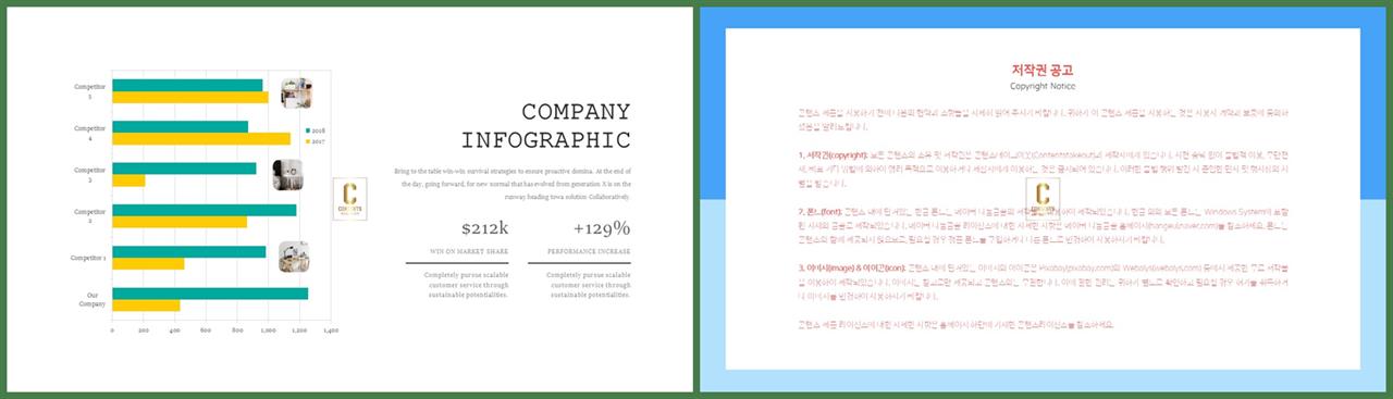 PPT자동차트 가로막대형  매력적인 PPT배경 만들기 상세보기