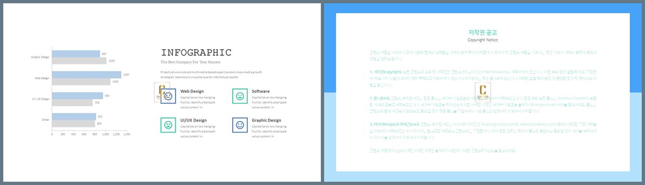 PPT자동차트 가로막대형  발표용 피피티서식 제작 상세보기