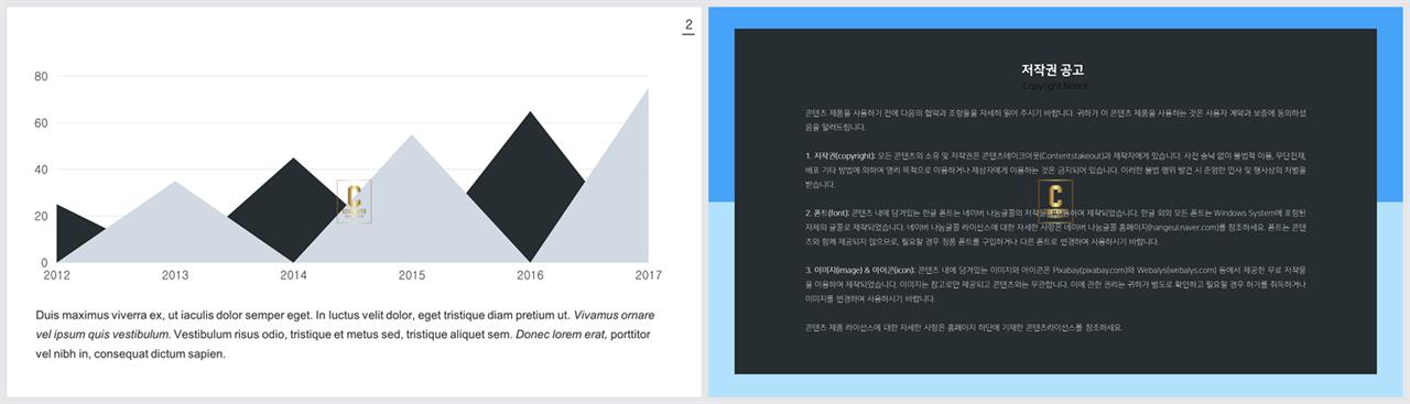 PPT자동차트 면적형  맞춤형 POWERPOINT배경 다운로드 상세보기