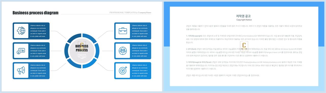 PPT다이어그램 퍼짐형  프로급 파워포인트배경 디자인 상세보기