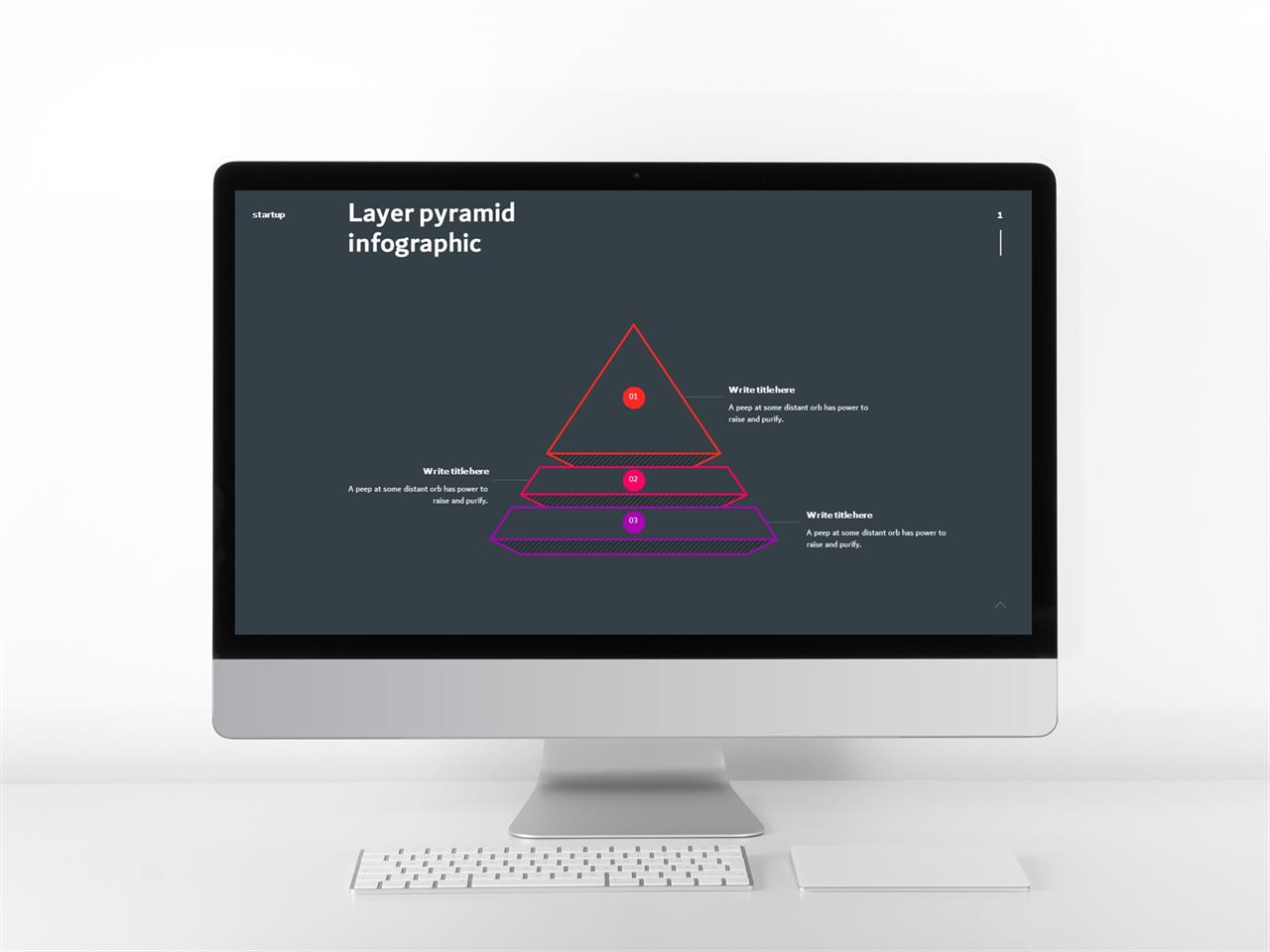 PPT다이어그램 피라미드형  고급형 파워포인트배경 사이트 미리보기