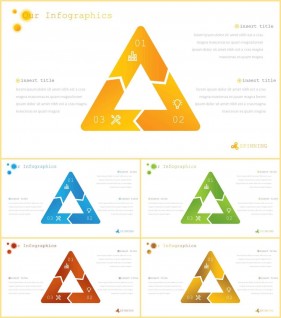 PPT다이어그램 피라미드형  마음을 사로잡는 파워포인트테마 디자인