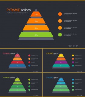 PPT다이어그램 피라미드형  맞춤형 파워포인트배경 만들기