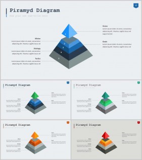 PPT다이어그램 피라미드형  매력적인 피피티탬플릿 다운