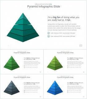 PPT다이어그램 피라미드형  고급스럽운 피피티양식 다운로드