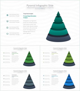 PPT다이어그램 피라미드형  매력적인 PPT서식 다운