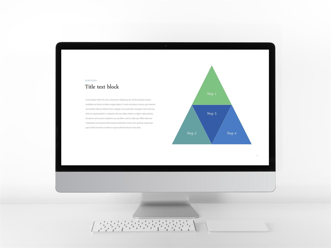 PPT다이어그램 피라미드형  마음을 사로잡는 POWERPOINT배경 디자인 미리보기