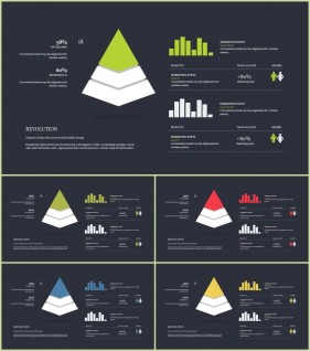 PPT다이어그램 피라미드형  매력적인 POWERPOINT서식 다운