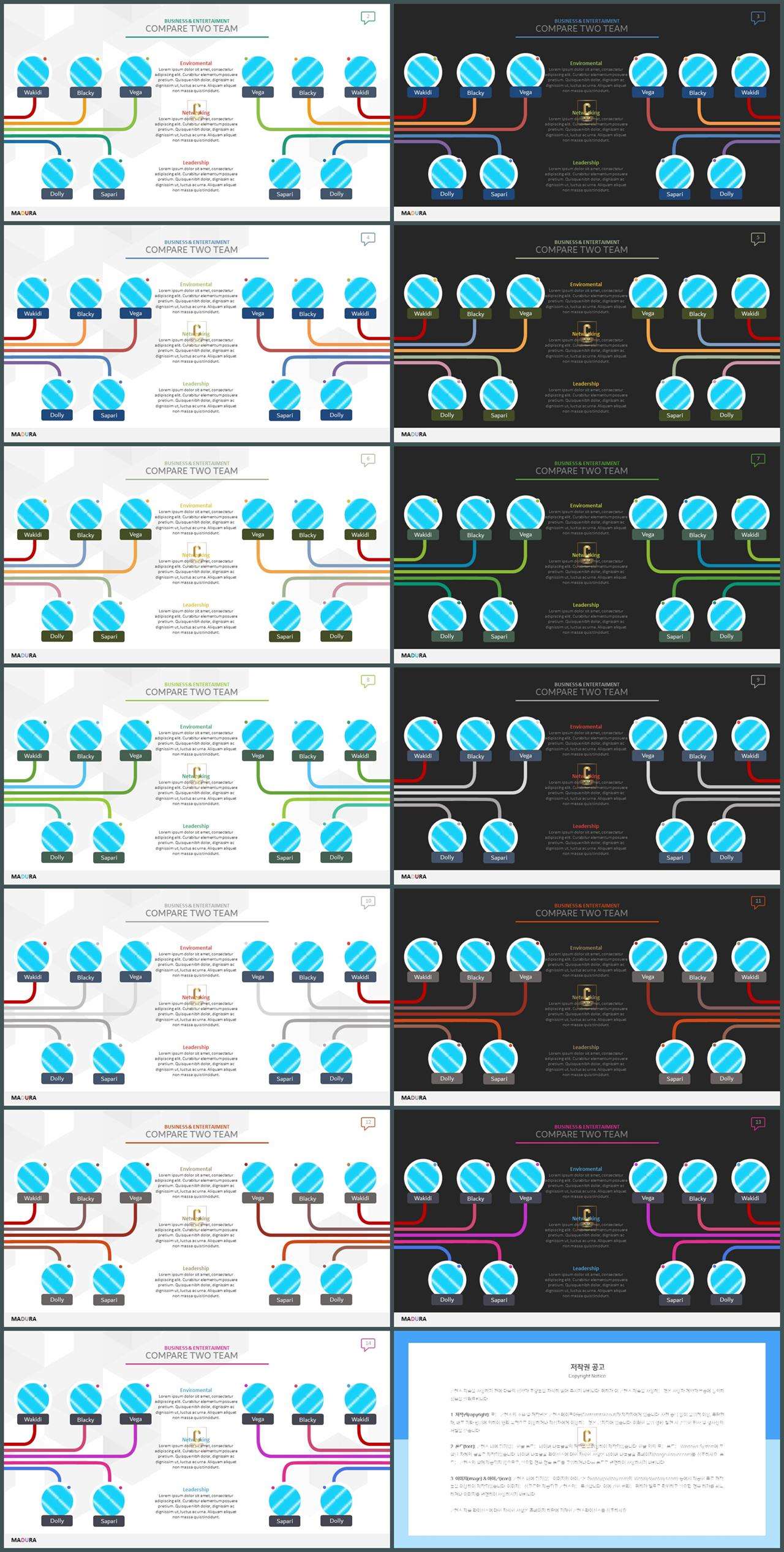 PPT다이어그램 나무가지도형  맞춤형 POWERPOINT샘플 제작 상세보기