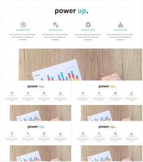 PPT다이어그램 세로 행렬형  매력적인 POWERPOINT테마 디자인