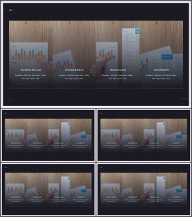 PPT다이어그램 세로 행렬형  다양한 주제에 어울리는 POWERPOINT탬플릿 다운로드