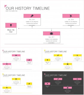 PPT다이어그램 타임라인  발표용 POWERPOINT양식 만들기