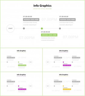 PPT다이어그램 타임라인  마음을 사로잡는 피피티탬플릿 만들기