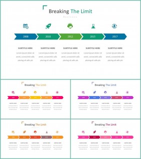 PPT다이어그램 시간축형  프레젠테이션 POWERPOINT서식 사이트