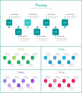 PPT다이어그램 타임라인  프레젠테이션 파워포인트양식 디자인