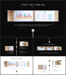 PPT다이어그램 타임라인  고급스럽운 POWERPOINT탬플릿 제작