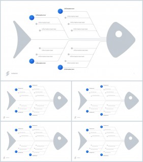 PPT다이어그램 물고기뼈형  고퀄리티 피피티배경 다운