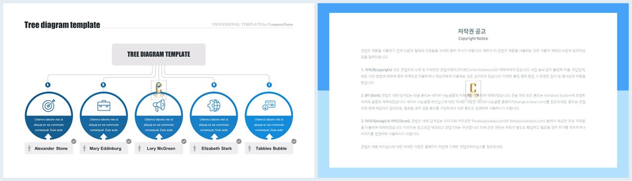 PPT다이어그램 조직도형  마음을 사로잡는 POWERPOINT탬플릿 다운 상세보기