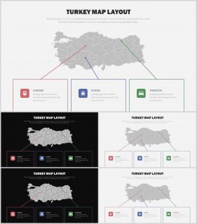 PPT인포그래픽 지도맵  고퀄리티 PPT양식 사이트