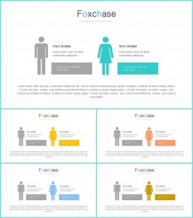 PPT인포그래픽 인간  다양한 주제에 어울리는 파워포인트탬플릿 사이트