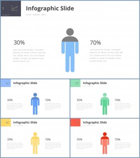 PPT인포그래픽 사람  프레젠테이션 PPT서식 제작