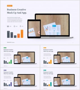 PPT인포그래픽 모니터  고퀄리티 POWERPOINT서식 사이트