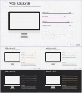 PPT인포그래픽 노트북  매력적인 POWERPOINT탬플릿 사이트