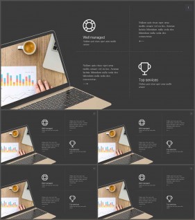 PPT인포그래픽 컴퓨터  매력적인 POWERPOINT탬플릿 사이트